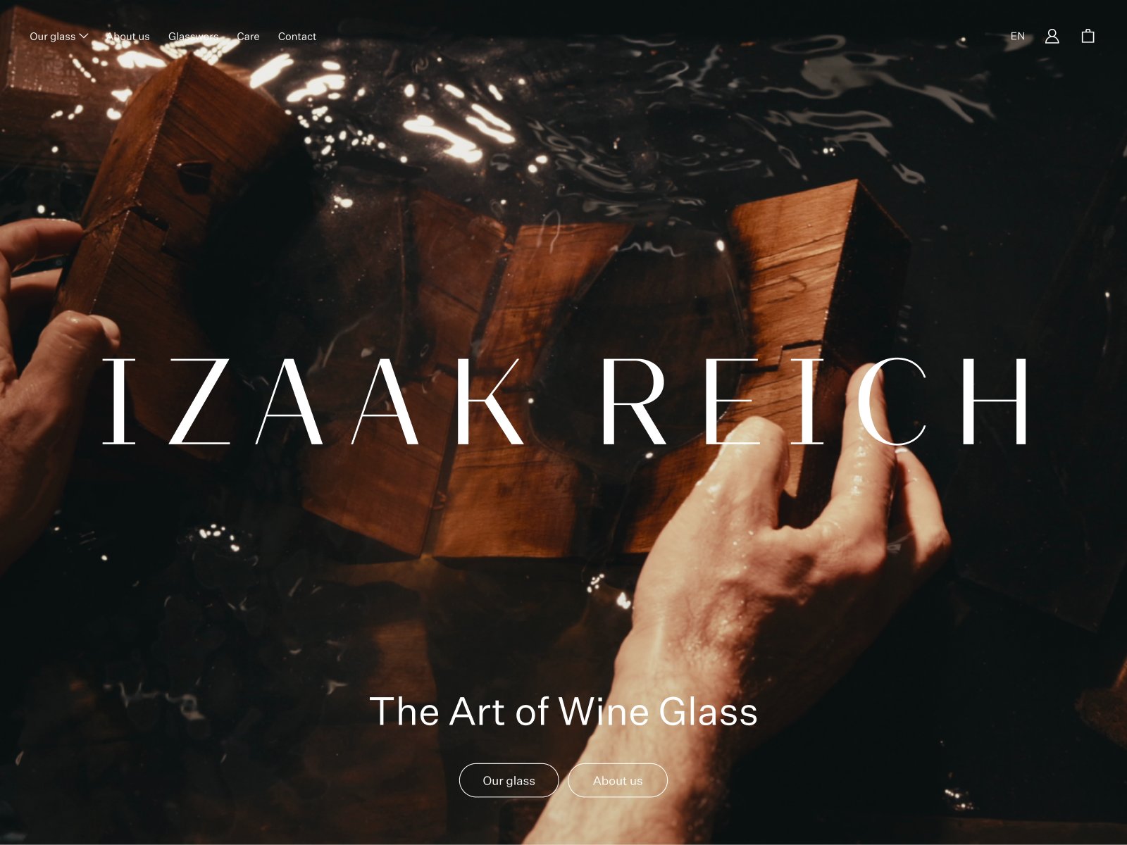 michaeldolejs's tweet card. E-commerce site for new modern glassworks, constructed in 2022 on the historic farm Zikmundov, near the original glassworks where Izaak Reich commenced...