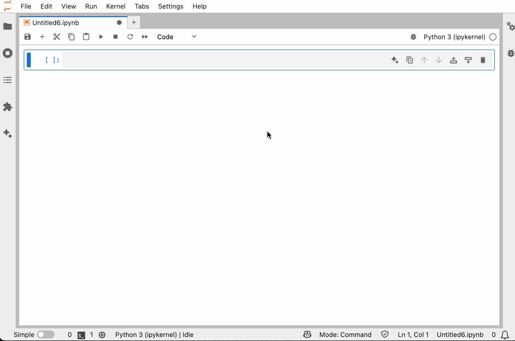 ProjectJupyter's tweet card. I am thrilled to announce the release of Notebook Intelligence! NBI is an AI coding assistant for JupyterLab powered by GitHub Copilot…