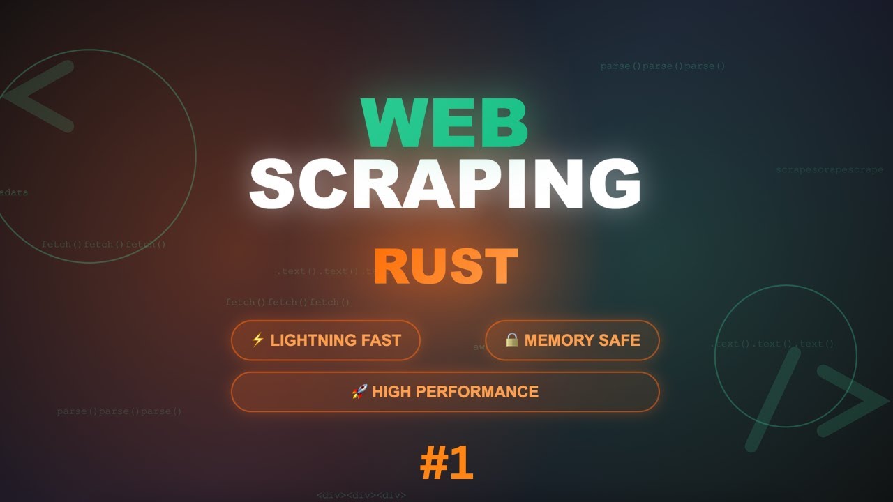 saadsaleem187's tweet card. Rust Web Scraper | Part 1 | Build a Scraper with Reqwest + Scraper +...