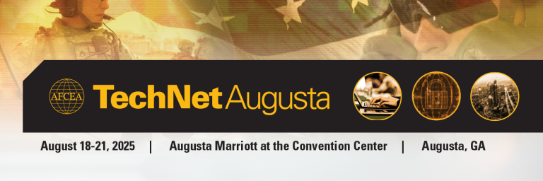 DefGovTech's tweet card. Live coverage and more from TechNet Augusta, taking place August 18-21, 2025, in Augusta, Georgia.