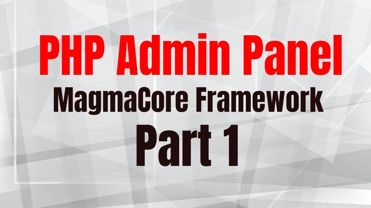 CodingWorkshop's tweet card. Building a PHP Administration Panel using Twig templating engine and...