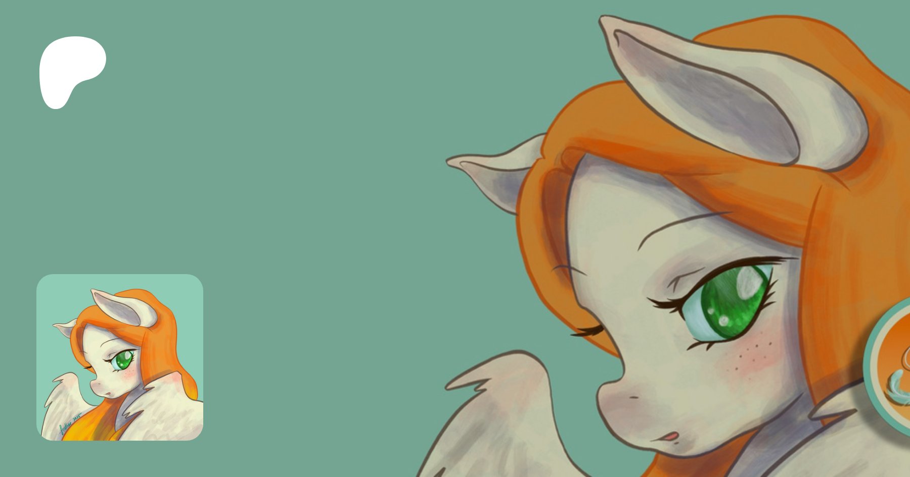 FeatherVocals's tweet card. MLP:FIM fandom singer/songwriter