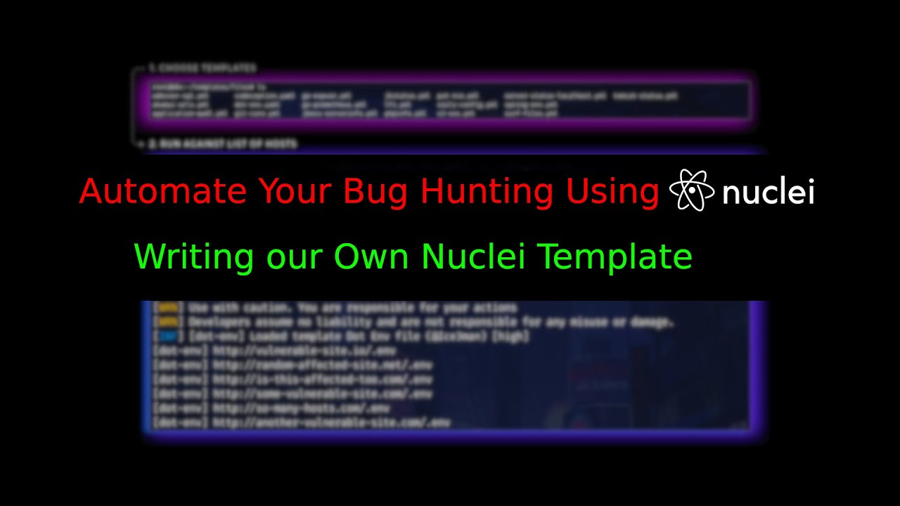 pdnuclei's tweet card. Automate your Bug Hunting using Nuclei | Writing our own nuclei...