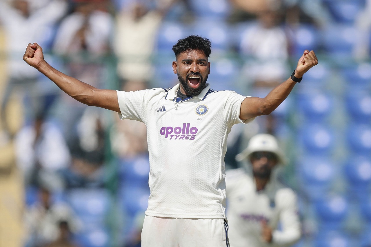 the_sports247's tweet card. In the just finished second Test match against the West Indies, India pacer Mohammed Siraj claimed that each wicket he claimed felt like a fifer on an unresponsive pitch. Siraj claimed three wickets...
