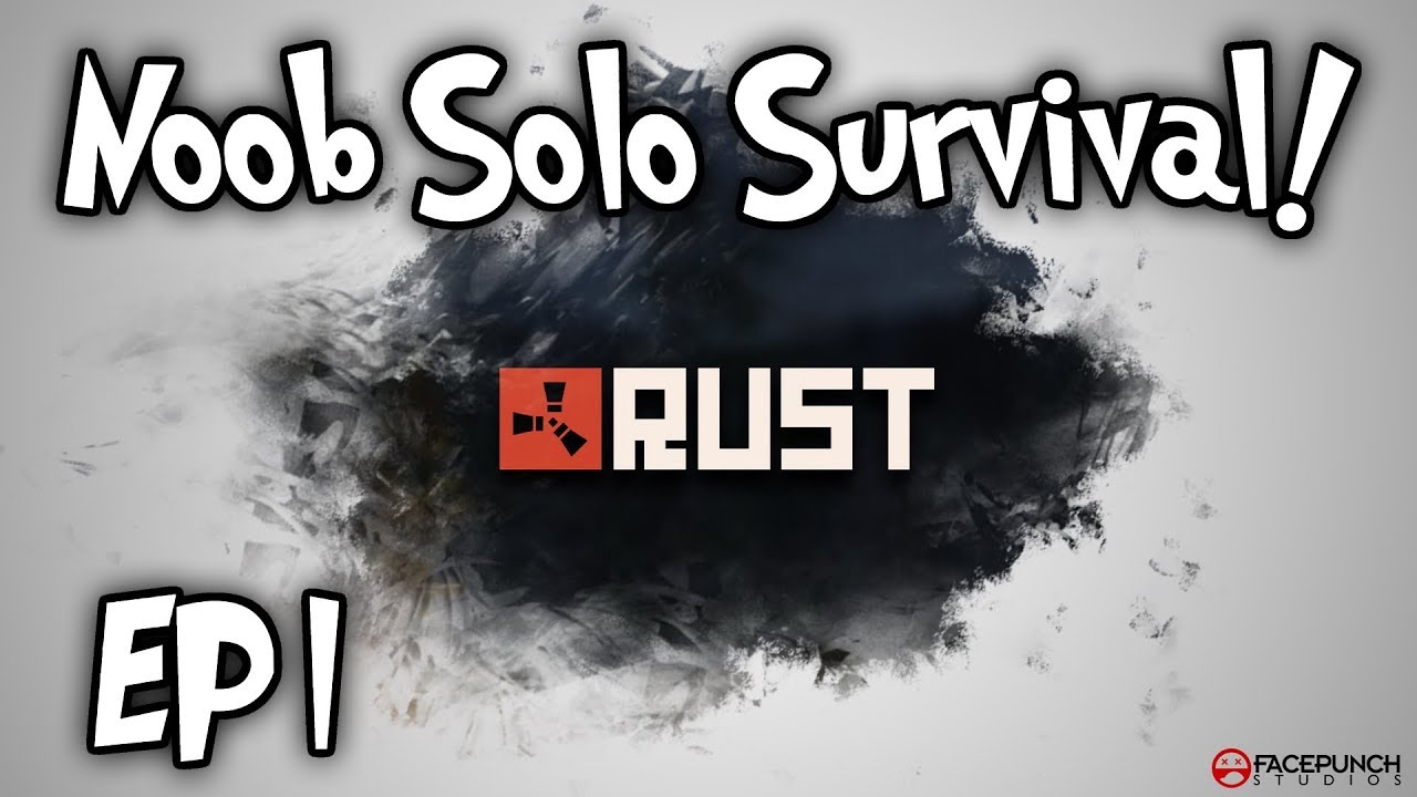 RustUKserver's tweet card. Rust Solo Survival! Under 100hrs! Ep1 Getting It Done!