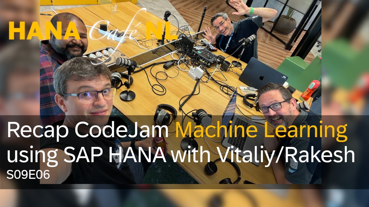 tbroek's tweet card. Recap SAP CodeJam Machine Learning using SAP HANA with Vitaliy and...