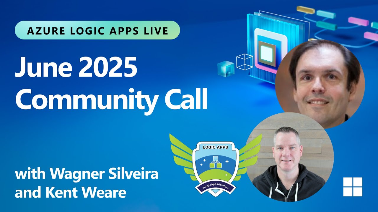 WSilveiraNZ's tweet card. Azure Logic Apps Live - June 2025