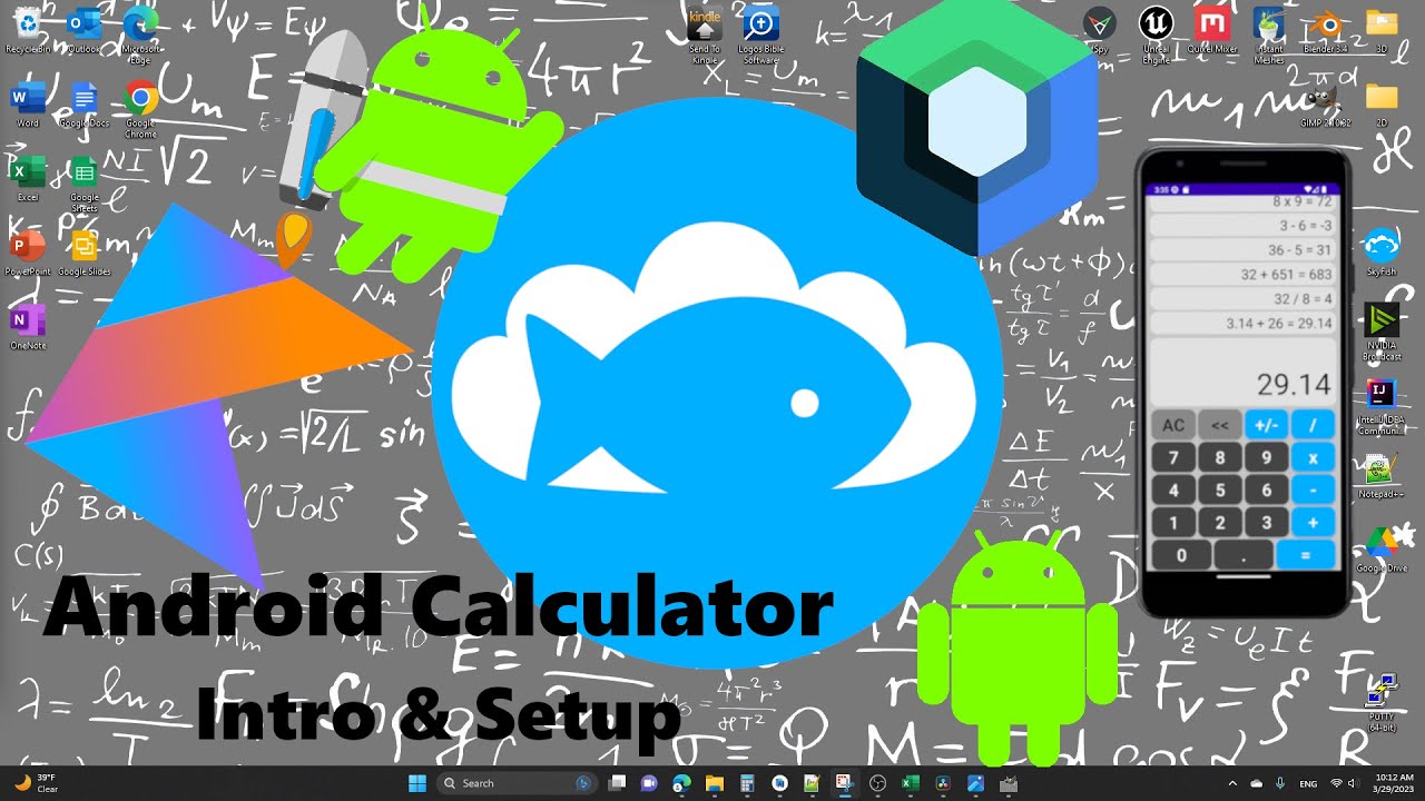 SkyFishLLC's tweet card. How to Make an Android Calculator App - Introduction & Setup