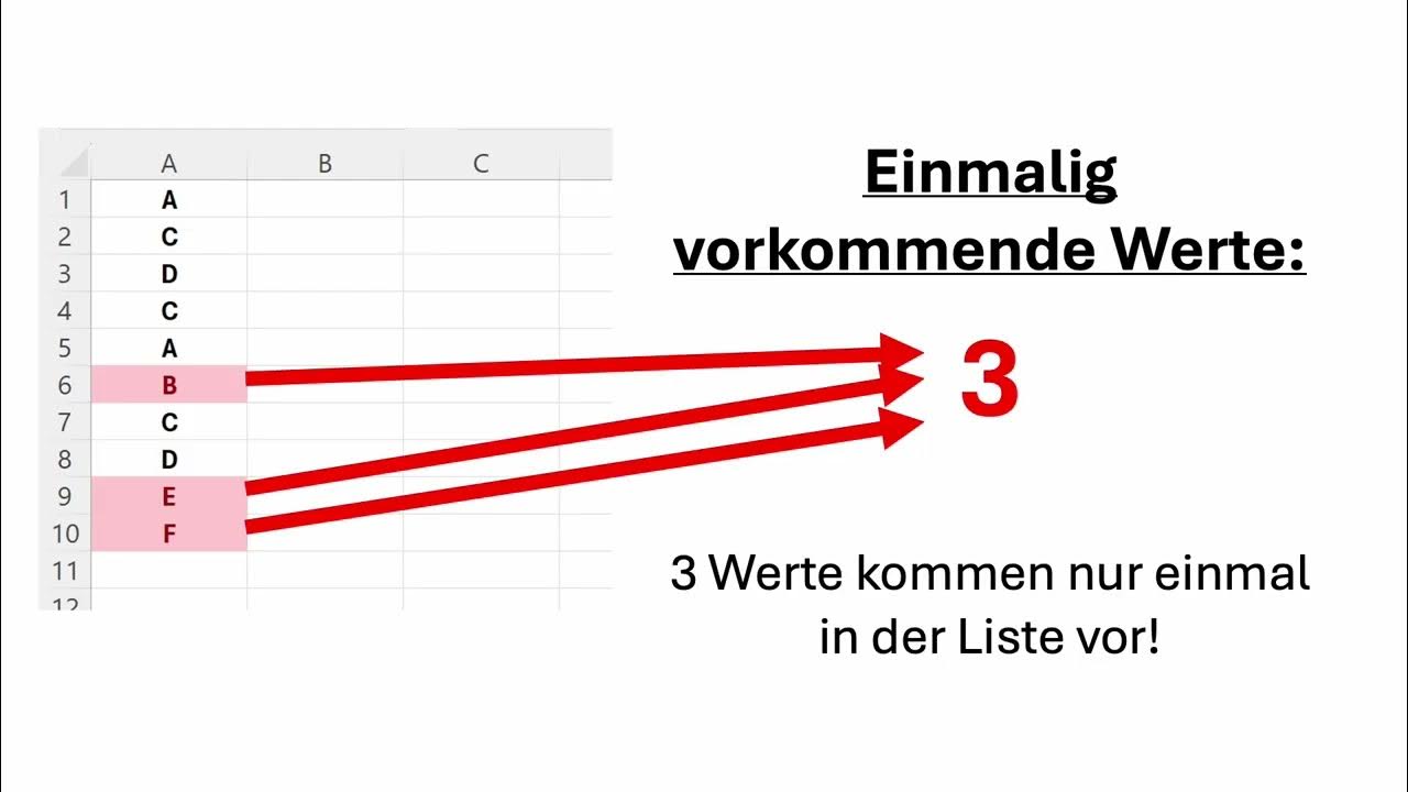 exceltricks's tweet card. Anzahl der Werte in Excel zählen, die nur einmal in einer Liste...
