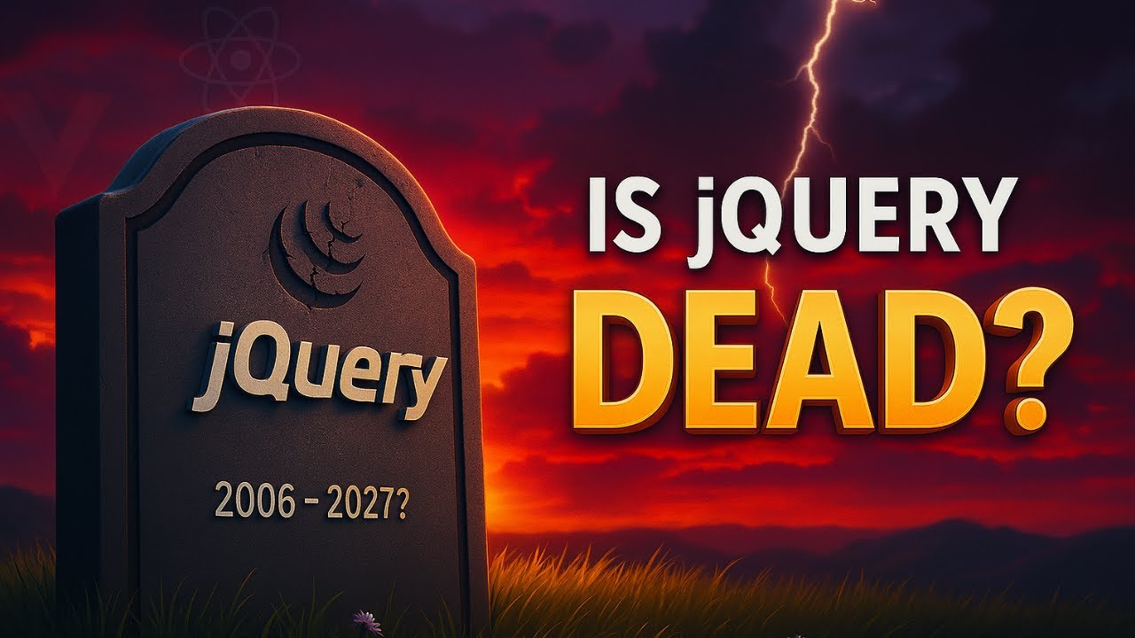 codesource_io's tweet card. The Untold Story of jQuery