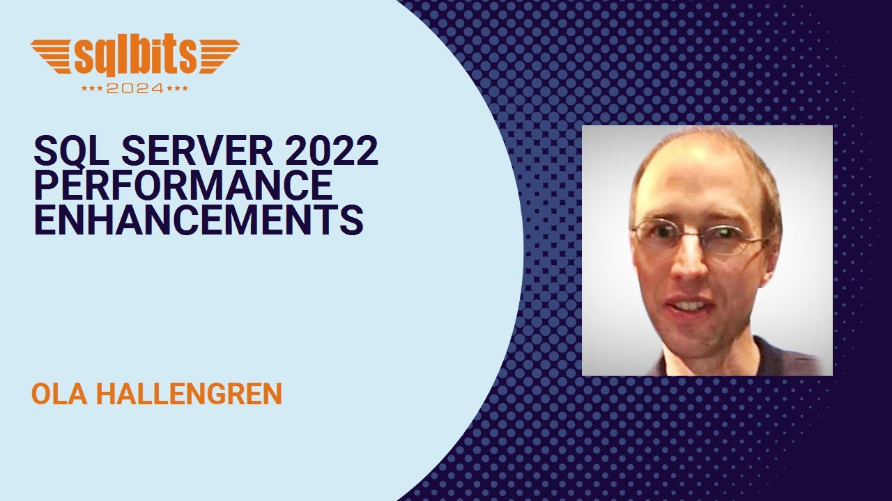 SQLBits's tweet card. SQL Server 2022 Performance Enhancements