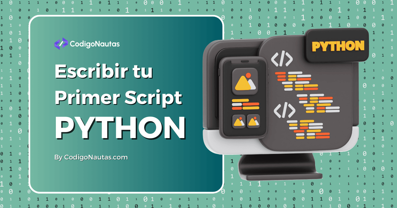 CodigoNautas's tweet card. Aprende Python desde cero. Guía completa para principiantes: escribe tu primer script, domina variables, bucles, funciones y condicionales.