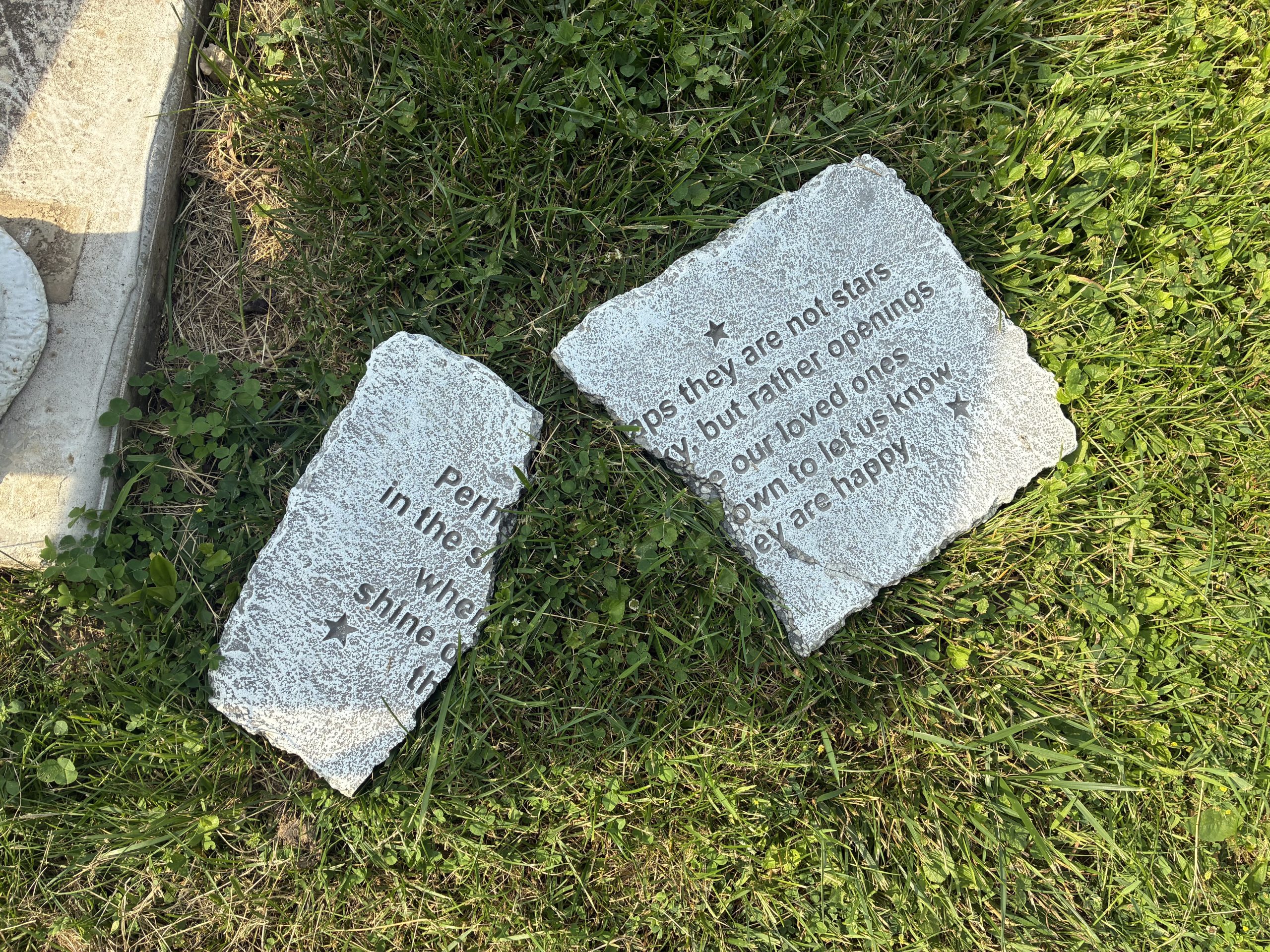 SourceMediaProp's tweet card. The Ashland Cemetery is set to use a state grant for repairs after vandalism damaged headstones and other property.