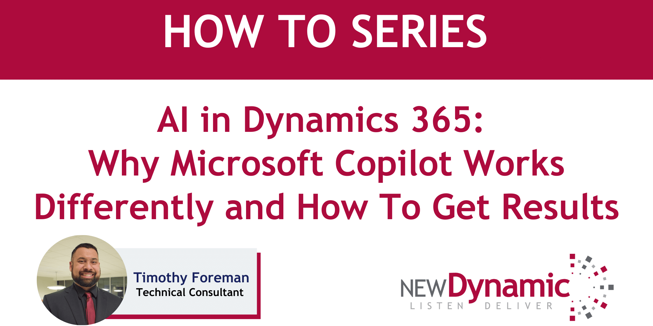 CRMSoftwareBlog's tweet card. Let us break down what makes Microsoft Dynamics Copilot unique and why prompting is the real key to success.