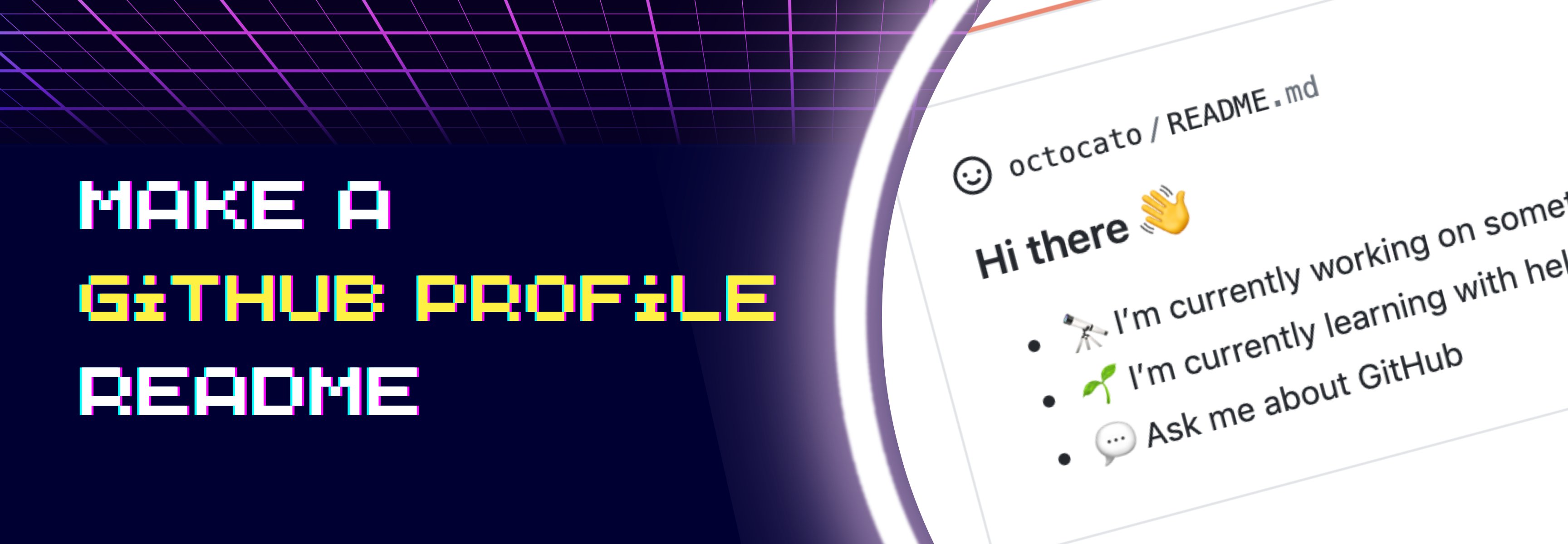 codedex_io's tweet card. Learn to make a beautiful GitHub profile README to tell the world about yourself.