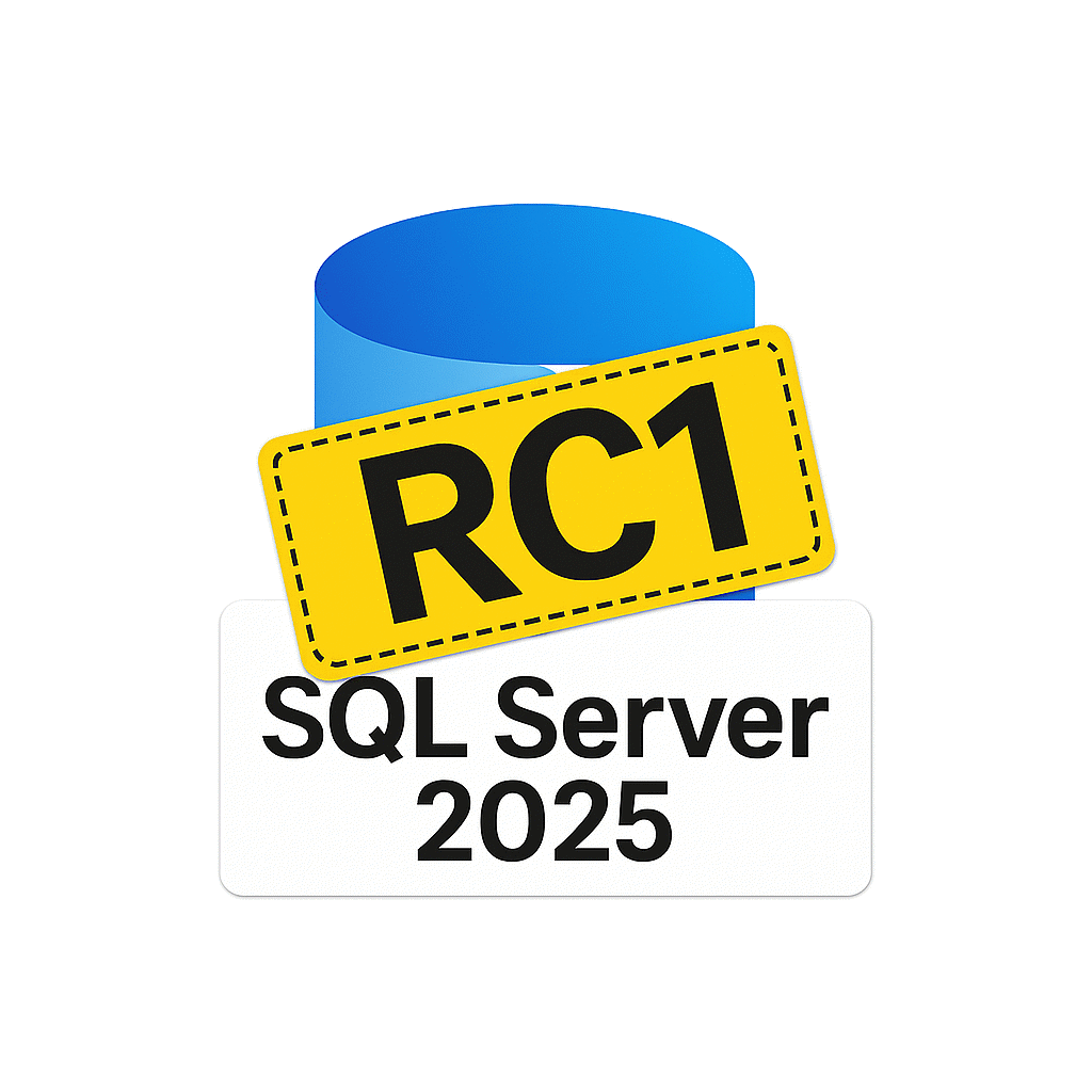 SQLMCT's tweet card. SQL Server 2025 RC1 introduces major DiskANN enhancements with faster index builds, improved multi-core scalability, and new FP16 support for efficient, high-performance vector search.