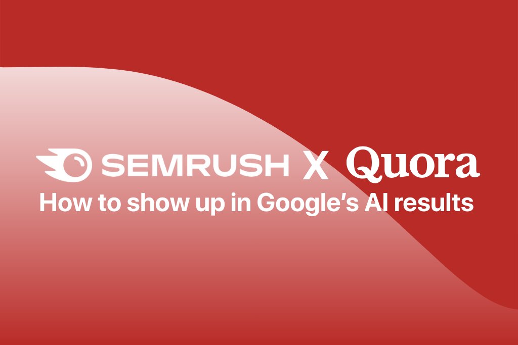 QuoraBusiness's tweet card. Discover how to grow your brand on Quora and rank in Google's AI-driven search results. Learn insights from Semrush's study on AI Mode, actionable tips from Quora specialists, and real-world success...