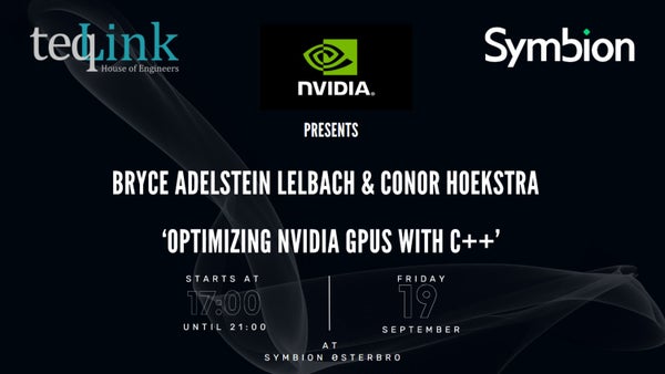 code_report's tweet card. The Copenhagen C/C++ meetup group presents: **Bryce Adelstein Lelbach** and **Conor Hoekstra**! On Friday September 19, 2025, Bryce Adelstein Lelbach and Conor Hoekstra f