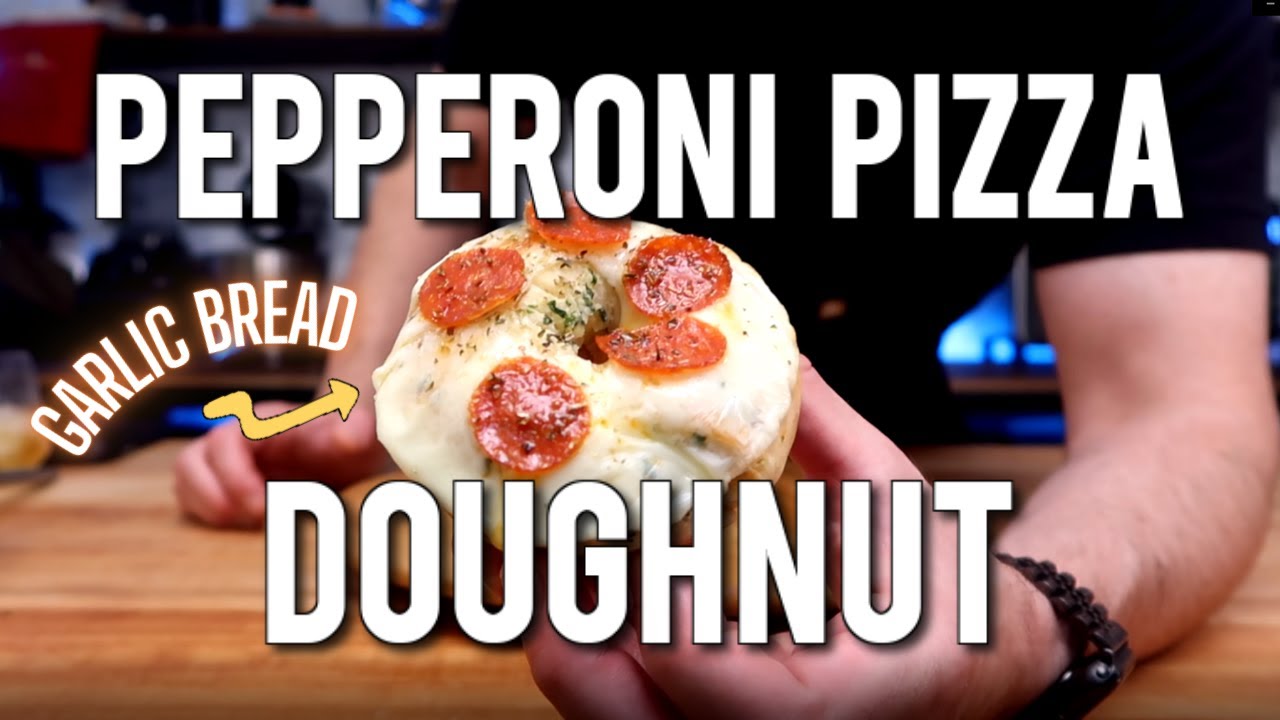 moamarty's tweet card. Using A Doughnut Tray To Make Pizza!
