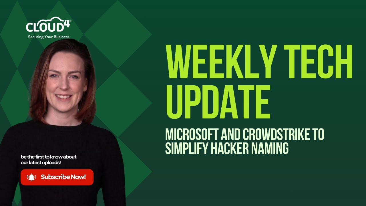 cloud4tech's tweet card. Weekly Tech Update: Microsoft and CrowdStrike to Simplify Hacker...