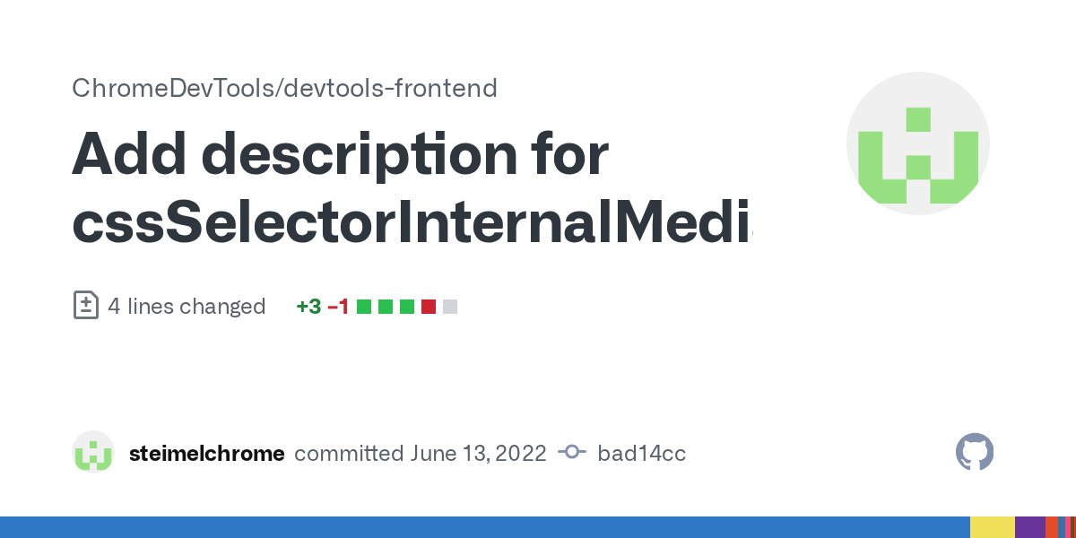 DevToolsCommits's tweet card. Bug: 1320339 Change-Id: Iad98344428a525a5003820f363e08bbbb9ed3816 Reviewed-on: https://chromium-review.googlesource.com/c/devtools/devtools-frontend/+/3703444 Auto-Submit: Tommy Steimel