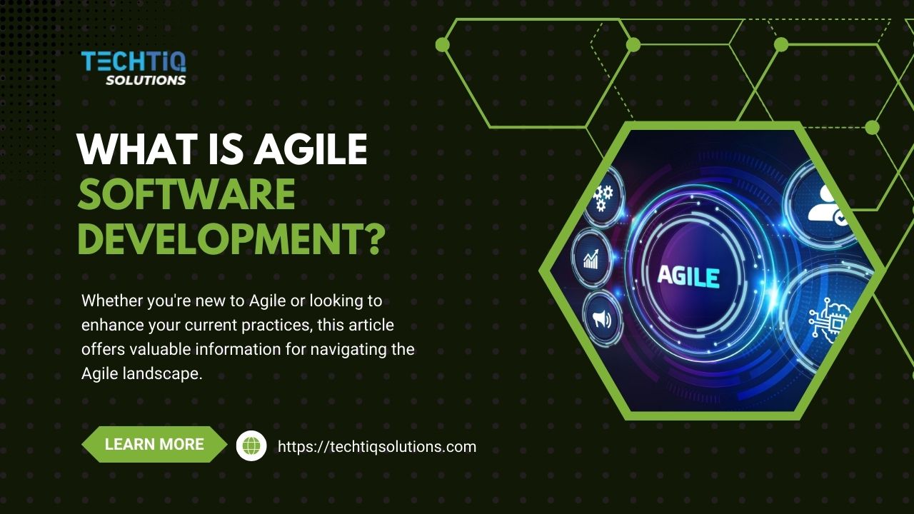 TechTIQ_'s tweet card. Understand Agile software development with this comprehensive guide. Discover methods, advantages, and strategies for better tech projects.