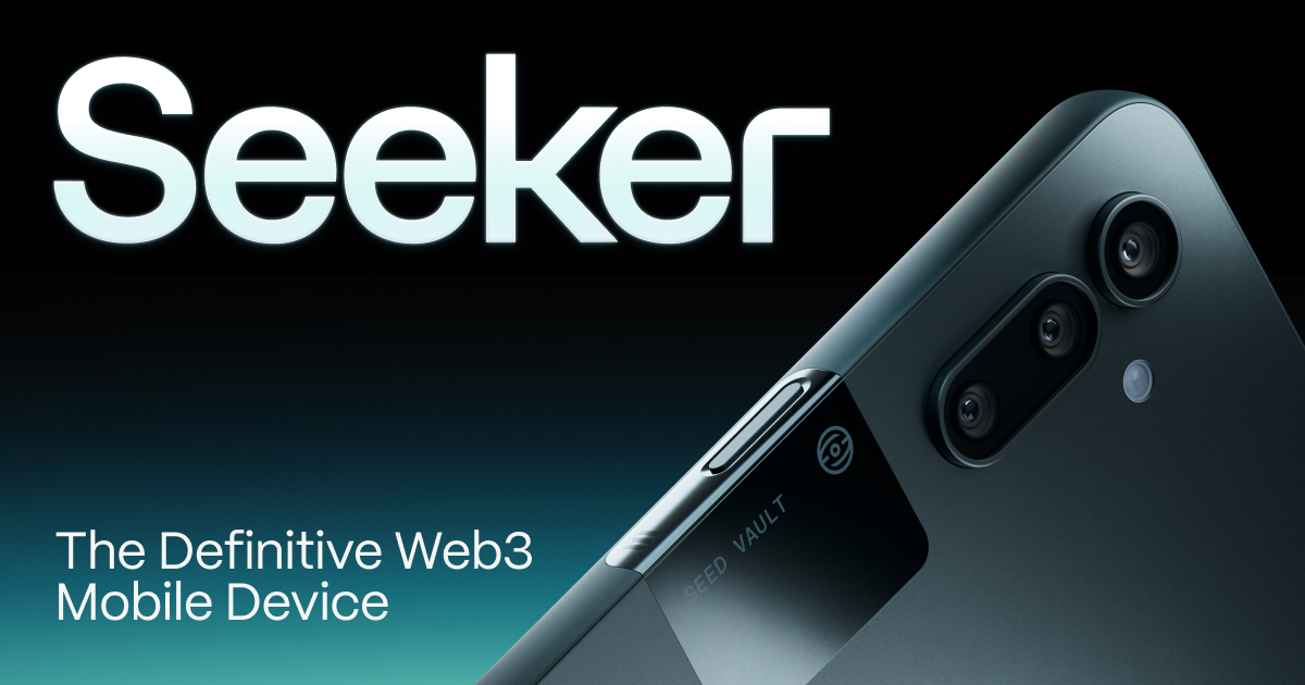 alex_osec's tweet card. Solana Seeker, the Definitive Web3 Mobile Device. Powered by SKR, the native asset of the Solana Mobile economy.
