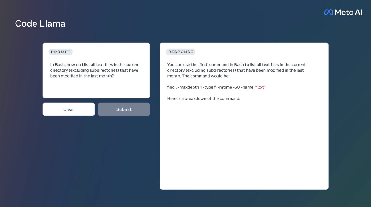 REALTechSoul's tweet card. Code Llama generates code based on text prompts and can help with code completion and debugging.