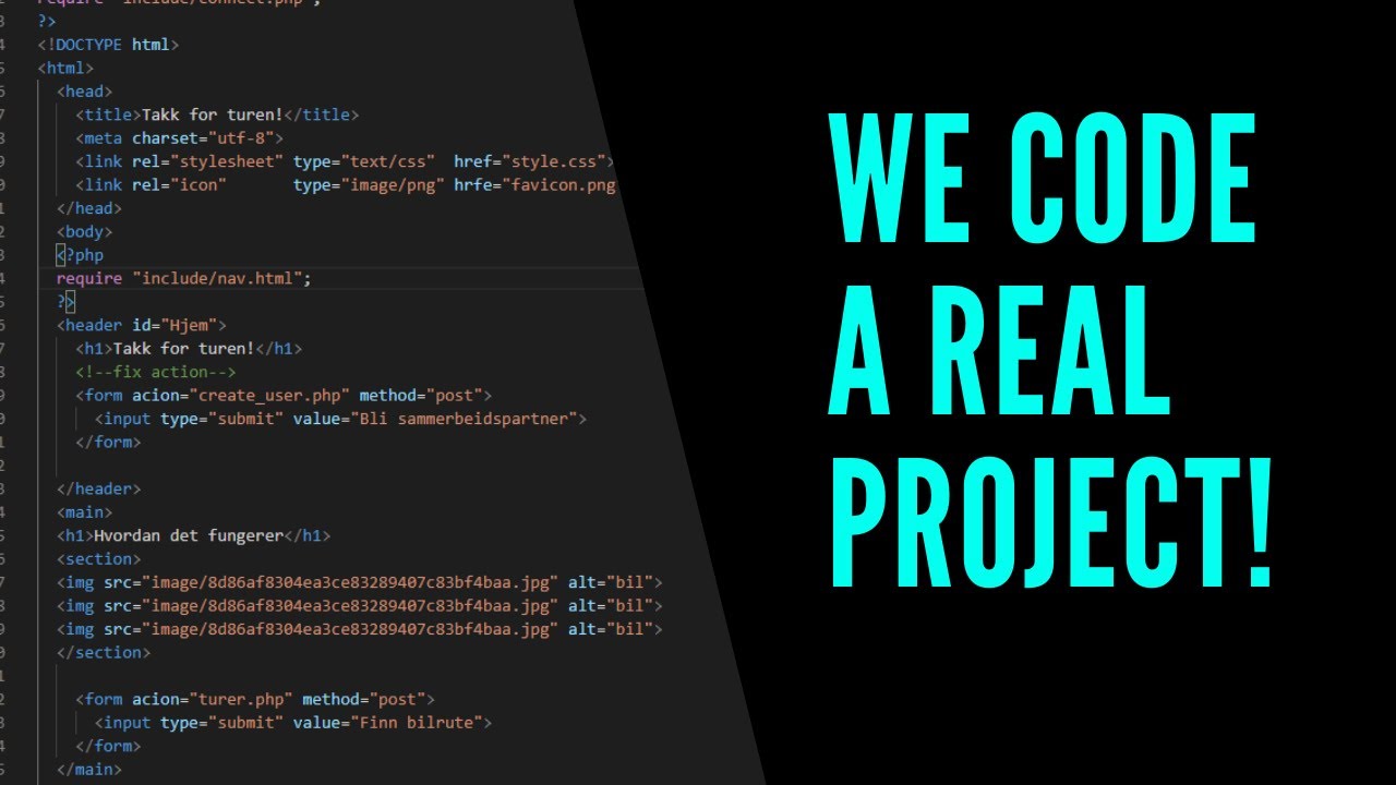 Codebeginners's tweet card. How coding a website really is!