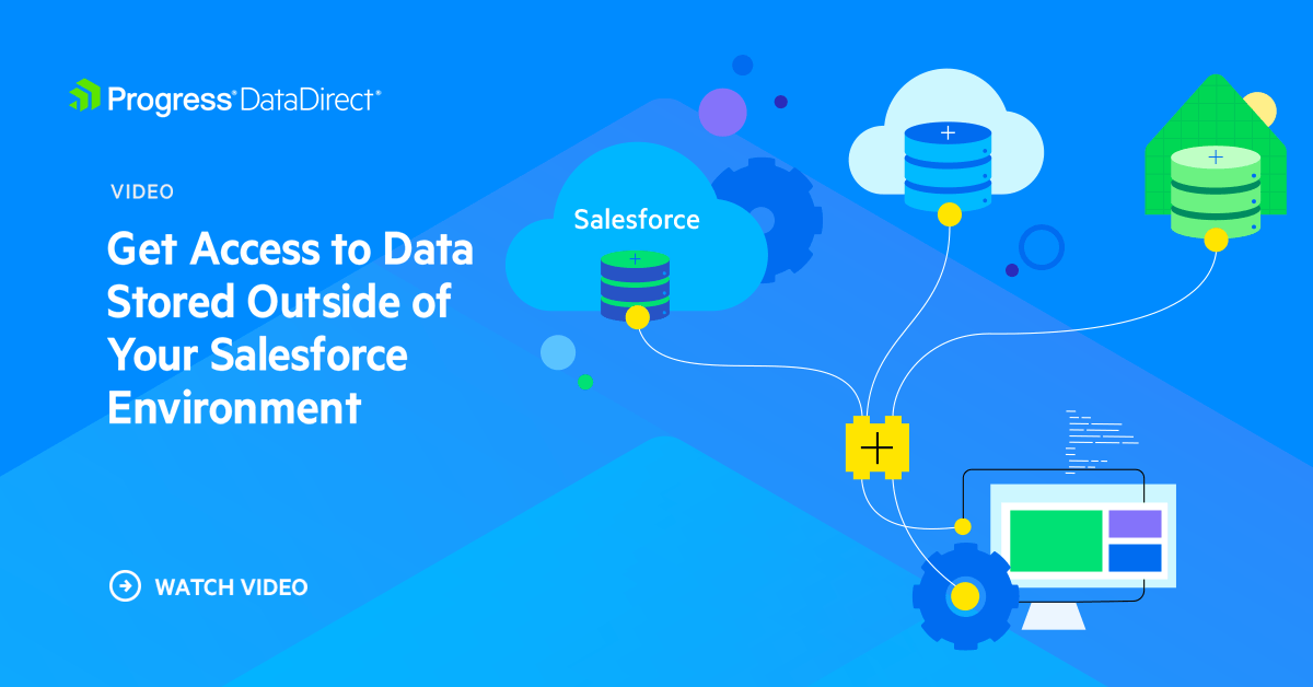 _DataDirect's tweet card. Check out Get Access to Data Stored Outside of Your Salesforce Environment | Progress DataDirect video and learn more about Progress products.