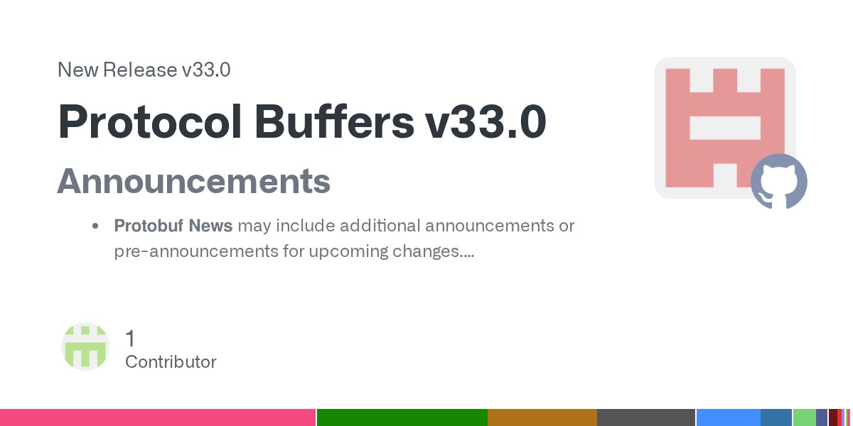 SwedenCpp's tweet card. Announcements Protobuf News may include additional announcements or pre-announcements for upcoming changes. Bazel Feat: update bazel central registry publish workflow (#23465) (#23913) (d5217fd)...