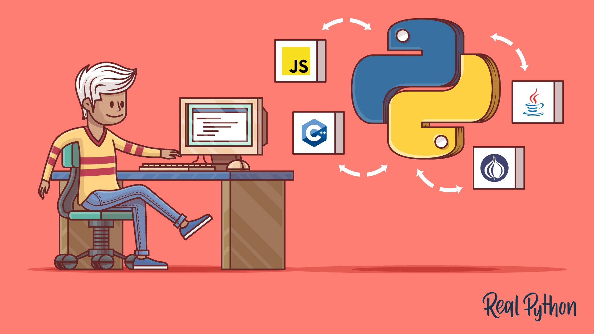 realpython's tweet card. Here you'll find the best resources and tips for developers switching to Python from another programming language. If you already have experience with other languages and you want to learn Python...