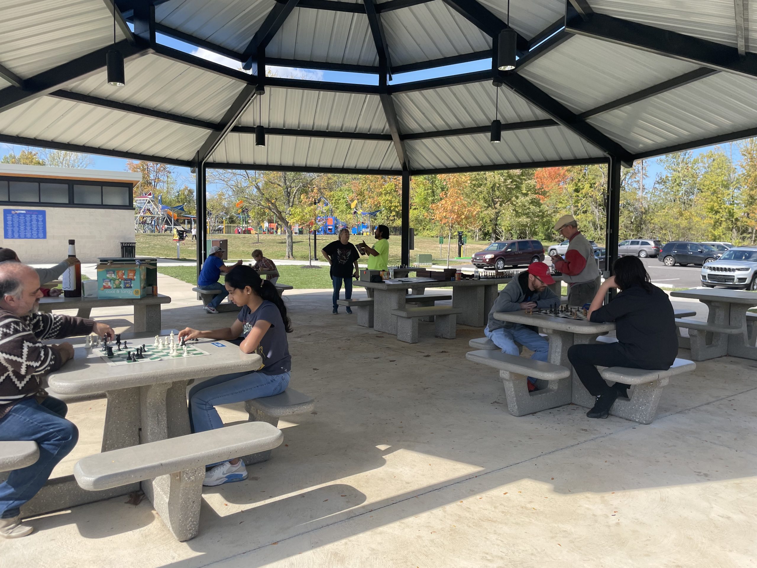 SourceMediaProp's tweet card. MANSFIELD — Sterkel Park came alive with strategy and concentration as thirteen local players gathered for a community chess tournament hosted by Chess Bus, a new 501(c)(3) non-profit organization...