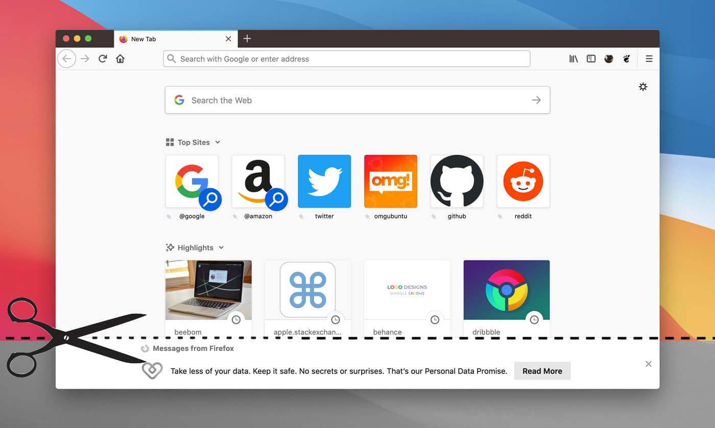 linux_espanol's tweet card. 2 minutos de lecturaMe encanta usar Firefox (especialmente ahora que es súper rápido) pero nada. No soy un gran fanático de que la mitad de mi marcación rápida esté oscurecida por el “Mensajes de...