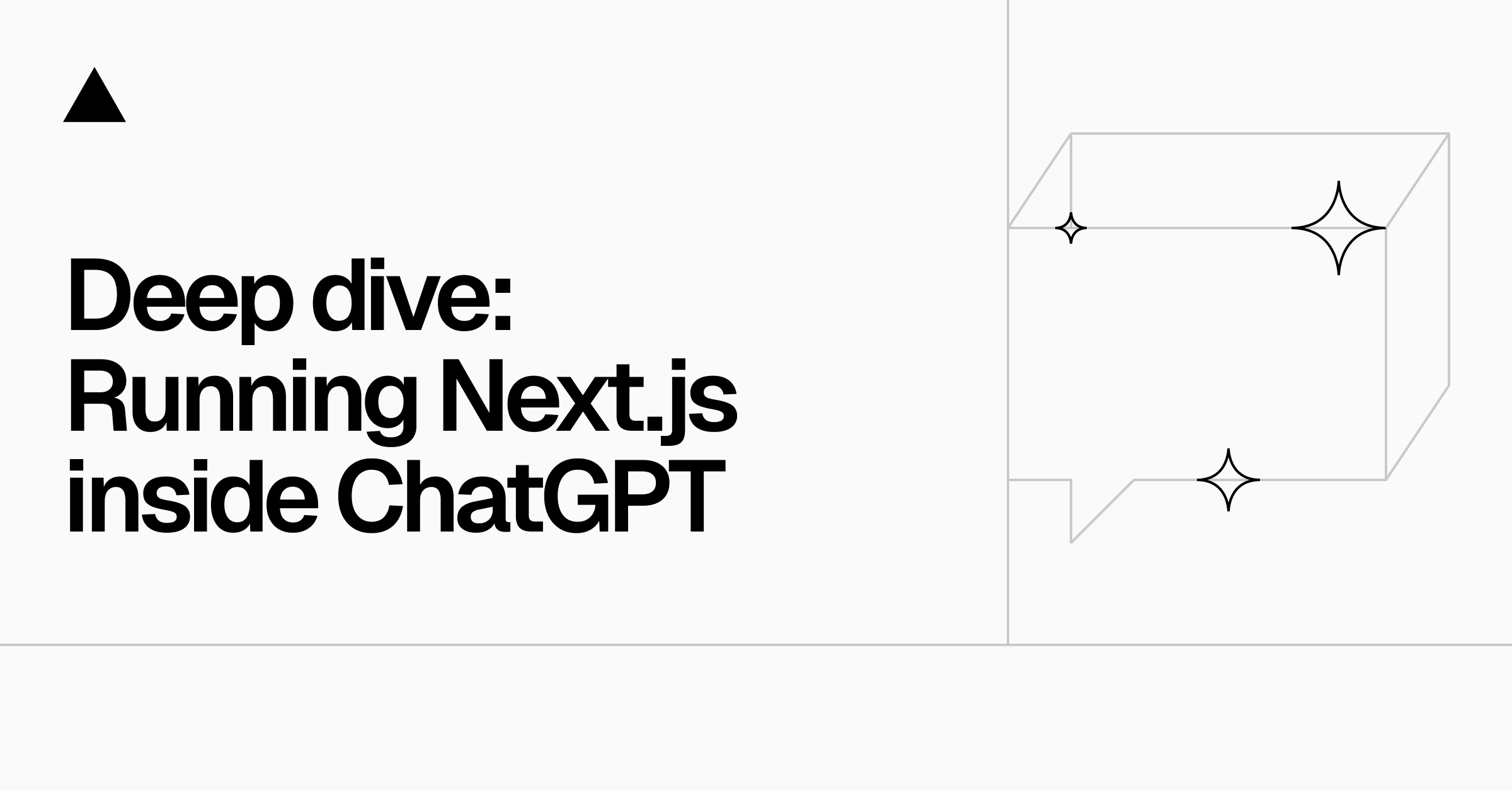 vercel's tweet card. Next.js now runs natively in ChatGPT with working navigation, React Server Components, and full features. Learn how we made this possible behind ChatGPTs triple iframe architecture and deploy our...