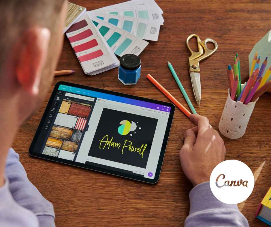 CodelabC's tweet card. If you ever need to create a graphic/poster/invitation/logo/presentation or anything that looks good - give Canva a go!