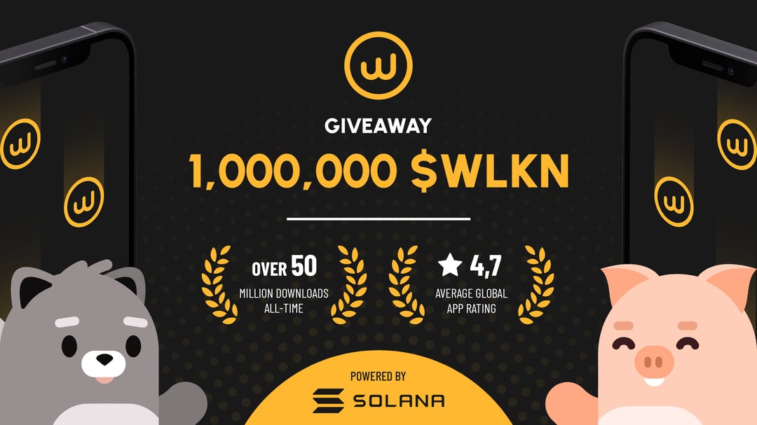 walken_io's tweet card. 1,000,000 Walken tokens giveaway Walken is a move-to-earn project that connects healthy lifestyle, games and crypto. In anticipation for the upcoming Walken $WLKN token generation event (IDO) and CEX...