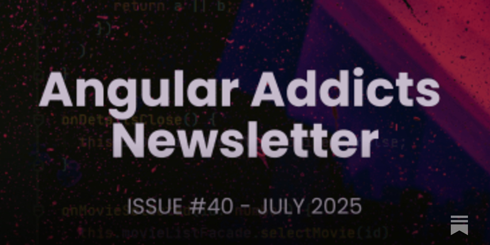 GergelySzerovay's tweet card. My favorite Angular resources of July, 2025