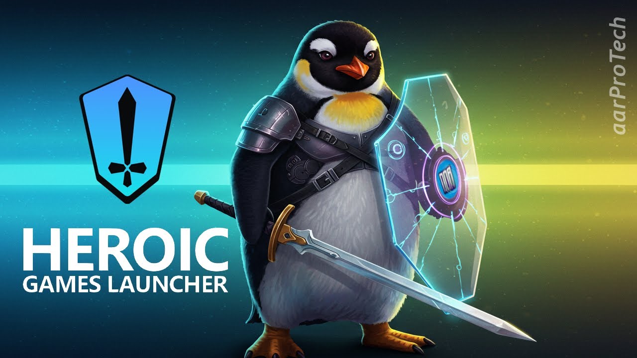 FastOSlinux's tweet card. Heroic Games Launcher - Melhor que Bottles? Instalação e primeiros...