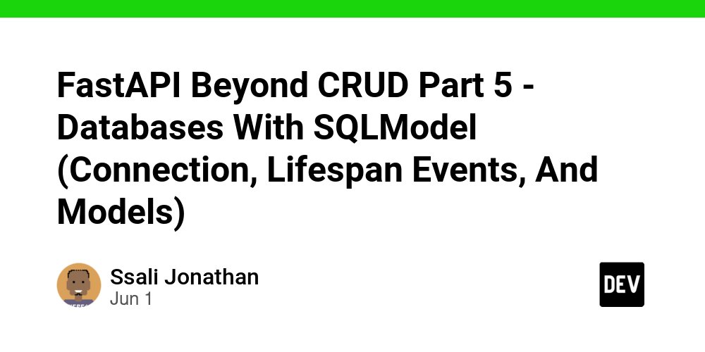prod42net's tweet card. This video walks through the process of setting up a connection to PostgreSQL database using SQLModel...