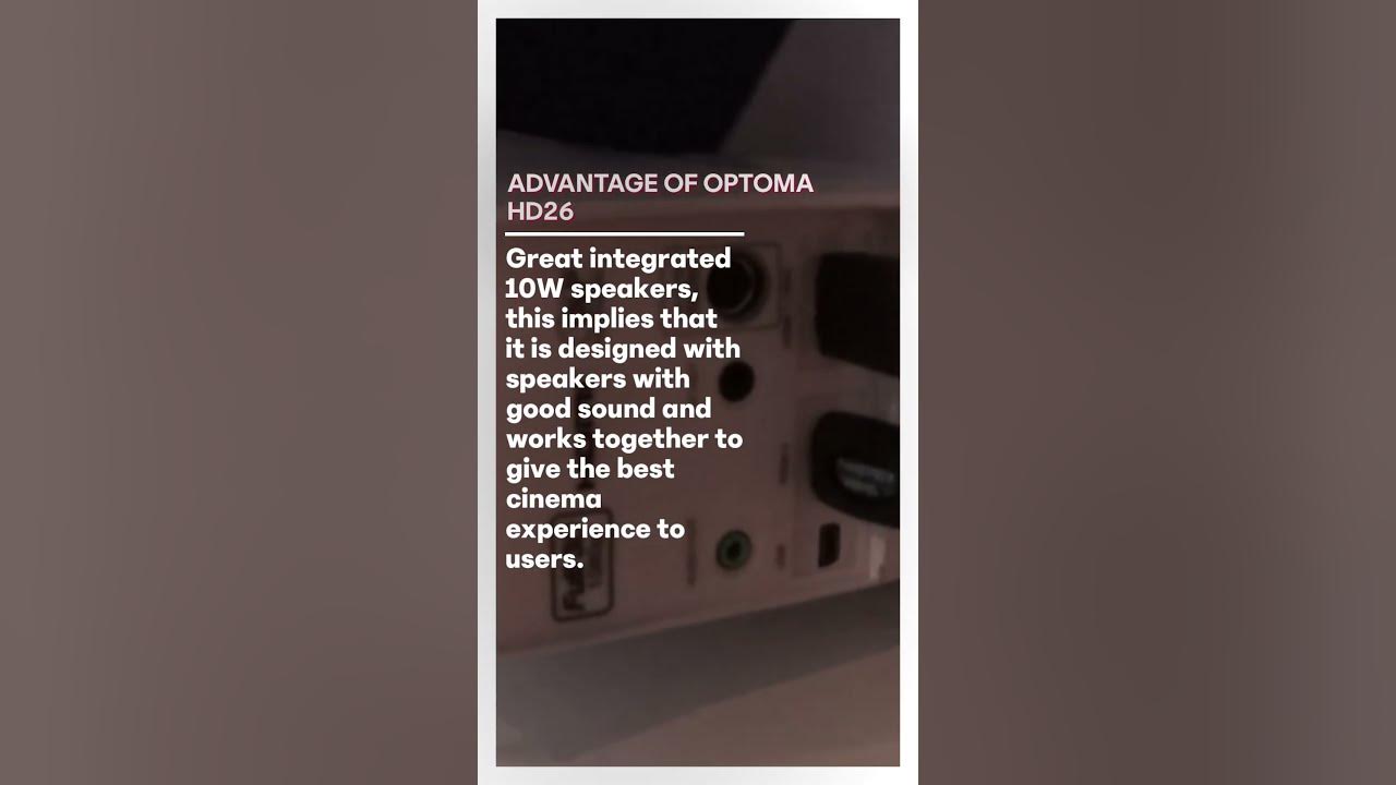 Gadget_judge's tweet card. ✨OPTOMA HD26: watch before you buy!✨