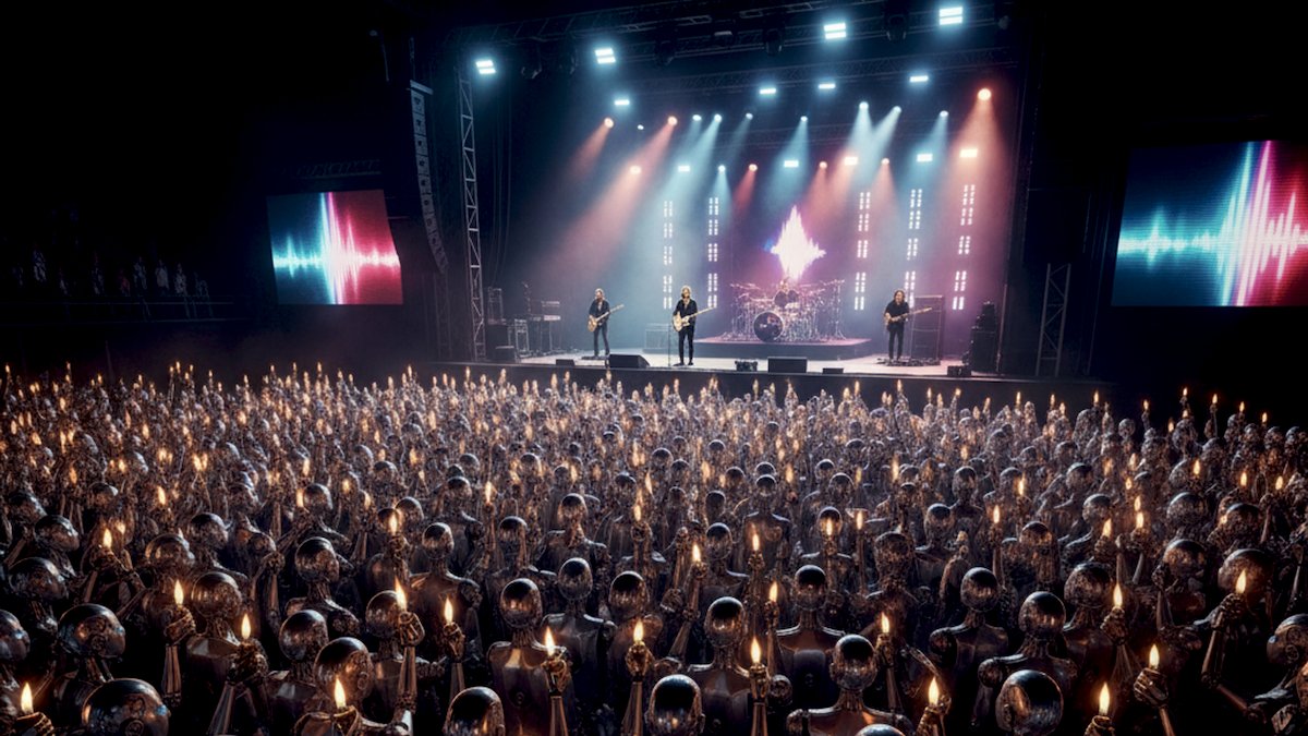 DeepLearningAI's tweet card. A Swedish organization that collects royalties on behalf of songwriters and record companies has formed a technology-legal-business ecosystem...