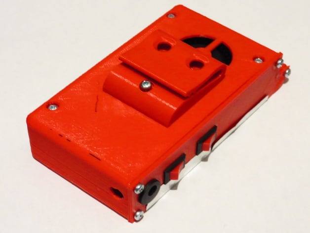 3DModularSystem's tweet card. PurposeThis thing is V2 of the peltier back mount mini coolerIt clips itself on any Tshirt at the back of your neck-The battery was removed from the box, as it doesn't bring a lot of autonomy for the...