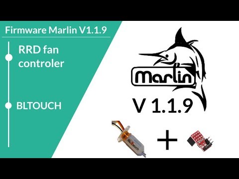 3DModularSystem's tweet card. Marlin 1.1.9 + BLTouch + RRD + Fin de filament