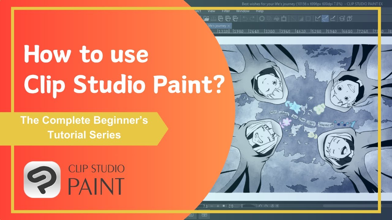 MangaSamte's tweet card. The Best Clip Studio Paint Tutorial for Absolute Beginners in 2024 |...