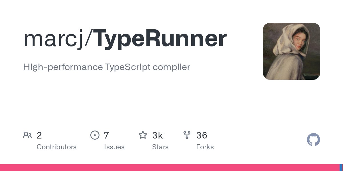 TypeScriptDaily's tweet card. High-performance TypeScript compiler. Contribute to marcj/TypeRunner development by creating an account on GitHub.