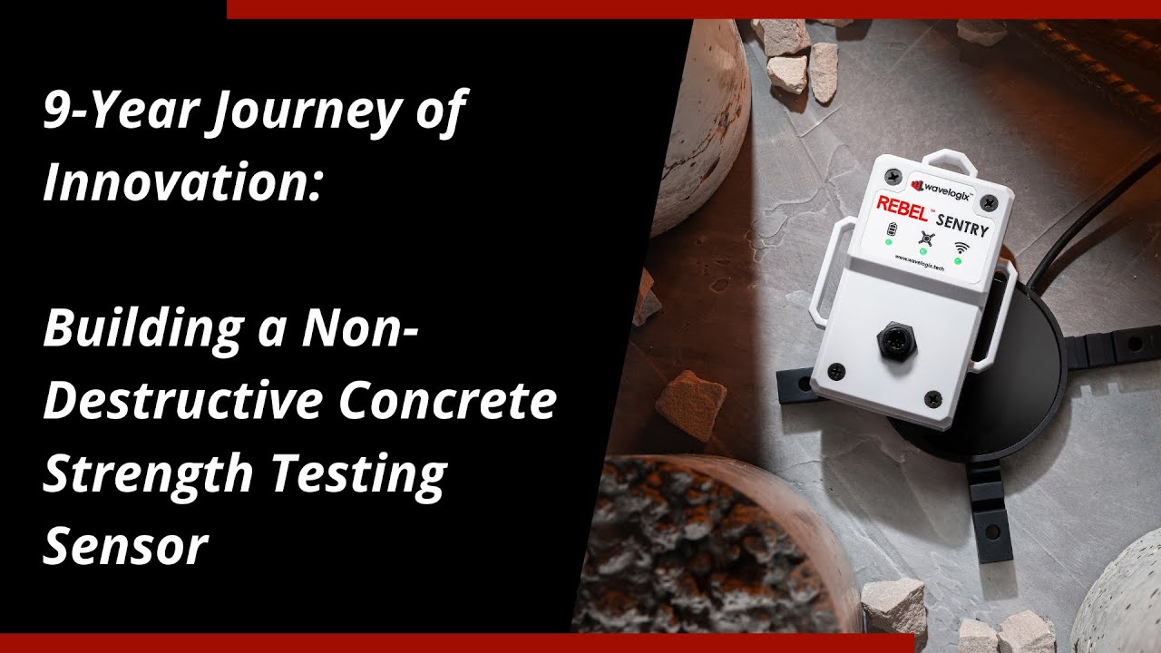 Wavelogix314's tweet card. Innovation Journey: Building a Non-Destructive Concrete Strength...