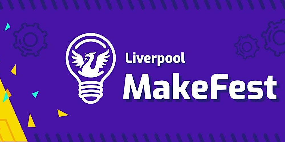 LpoolMakeFest's tweet card. Liverpool MakeFest is back for 2019 and this time it's personal... in so much as it's our 5th birthday that is! Now the UK's largest FREE one day celebration of the Maker community. From circuit...