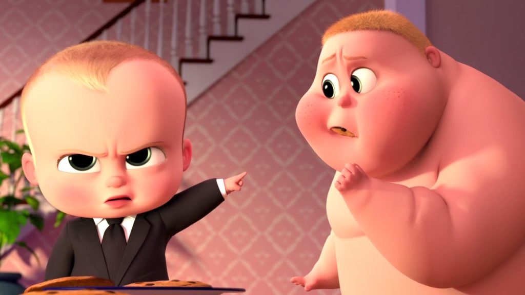 ScriptSelling3's tweet card. It's a dead heat in terms of who takes No. 1 at the box office between The Boss Baby and Beauty And The Beast against newcomer Smurfs.