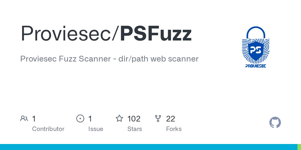 proviesec's tweet card. Proviesec Fuzz Scanner - dir/path web scanner. Contribute to Proviesec/PSFuzz development by creating an account on GitHub.
